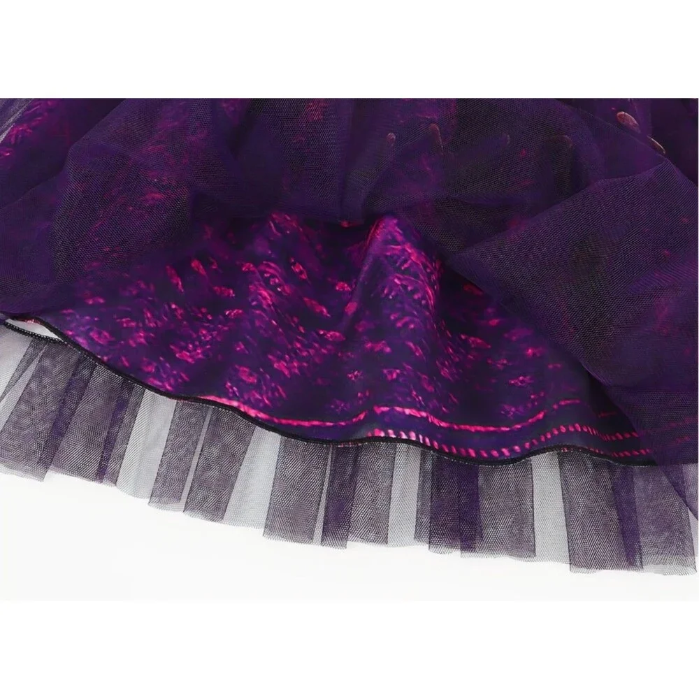 Disney Descendants Mal Costume DRESS ONLY Girls 9-10 Halloween Cosplay